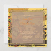 Invitation PixDezines Rétro Surfeurs, événements de destinati (Dos)