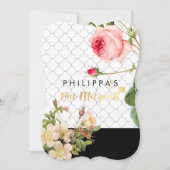 Invitation PixDezines Rose Garden Bat mitzvah/DO-IT-YOURSELF  (Devant)