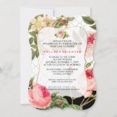 Invitation PixDezines Rose Garden Bat mitzvah/DO-IT-YOURSELF  (Dos)