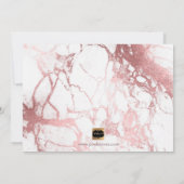 Invitation PixDezines Rose Gold Serez-Vous Ma Femme D'Accueil (Dos)