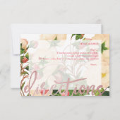 Invitation PixDezines Roses Nivea Victoriennes/Redoute (Dos)