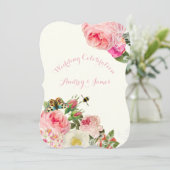 Invitation PixDezines roses victoriens/pivoines (Debout devant)