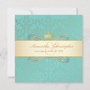 Invitation PixDezines Rossi Damask/DO-IT-YOURSELF couleur arr