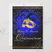 Invitation PixDezines Rossi Damask/Masquerade/DO-IT-YOURSELF/ (Devant)