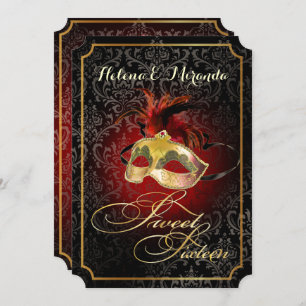 Invitation PixDezines Rossi Sweet 16 Masquerade/DO-IT-YOURSEL