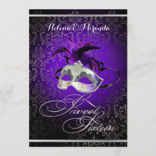 Invitation PixDezines Rossi Sweet 16 Masquerade/DO-IT-YOURSEL