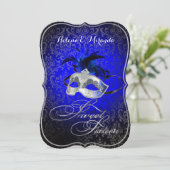 Invitation PixDezines Rossi Sweet 16 Masquerade/DO-IT-YOURSEL (Debout devant)