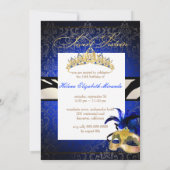 Invitation PixDezines Rossi Sweet 16 Masquerade/DO-IT-YOURSEL (Dos)