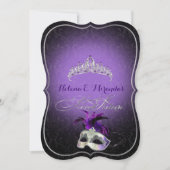 Invitation PixDezines Rossi Sweet 16 Masquerade/do-it-yoursel (Devant)