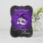 Invitation PixDezines Rossi Sweet 16 Masquerade/DO-IT-YOURSEL (Debout devant)