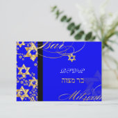 Invitation PixDezines rsvp, Barre Mitzvah/do-it-yourself coul (Debout devant)