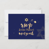 Invitation PixDezines rsvp do-it-yourself couleur, Bar Mitzva (Devant)