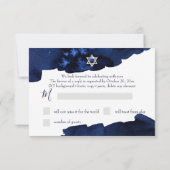 Invitation PixDezines RSVP Midnight Sky Bar Mitzvah ✡ (Dos)