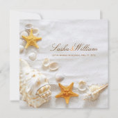 Invitation PixDezines SEASHELL/BEACH INVITATIONS/DO-IT-YOURSE (Devant)
