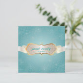 Invitation PixDezines Snowflakes, Événements d'hiver (Debout devant)