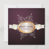 Invitation PixDezines Snowflakes, Événements d'hiver (Devant)