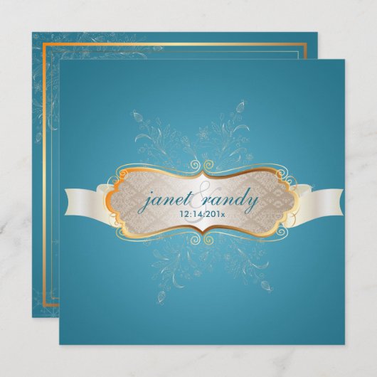 Invitation PixDezines Snowflakes, Événements d'hiver (Devant / Derrière)