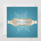 Invitation PixDezines Snowflakes, Événements d'hiver (Devant)