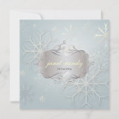 Invitation PixDezines SNOWFLAKES/MARIAGE D'HIVER (Devant)