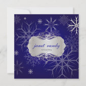 Invitation PixDezines SNOWFLAKES/MARIAGE D'HIVER/DO-IT-YOURSE (Devant)