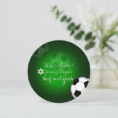 Invitation PixDezines Soccer Bar Mitzvah/DO-IT-YOURSELF coule (Debout devant)