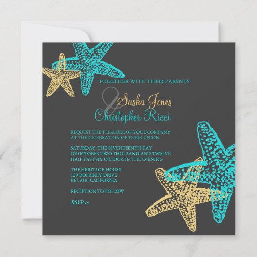 Invitation PixDezines Starfish/Beach Invitations/DO-IT-YOURSE (Dos)