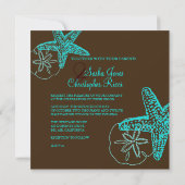 Invitation PixDezines Starfish/Beach Wedding/DO-IT-YOURSELF c (Dos)