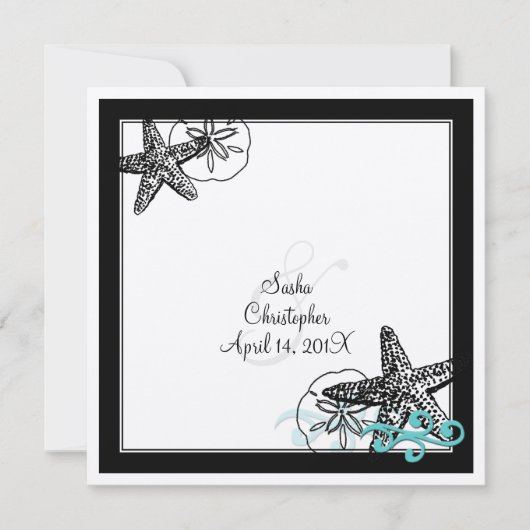 Invitation PixDezines STARFISH/FELT ECRU/DO-IT-YOURSELF POLIC (Devant)