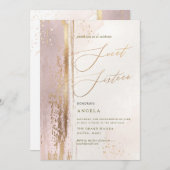 Invitation PixDezines Sweet 16 H2 Rose-Blancs (Devant / Derrière)