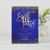 Invitation PixDezines Sweet 16 Parties scintillant Diamond Ro (Debout devant)