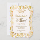 Invitation PixDezines Sweet 16/princess/rossi damask (Dos)