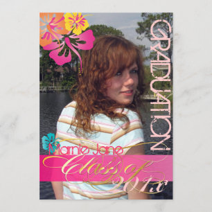 Invitation PixDezines Swirls, Graduation 2011, Couleur person