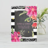 Invitation PixDezines, tableau de bord/peut fleur/aquarelle (Debout devant)