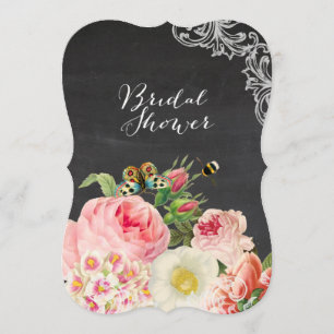 Invitation PixDezines, tableau de bord/roses victoriens/talus