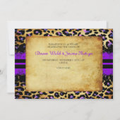 Invitation PixDezines taches de dentelle vintage+guépards/vio (Dos)