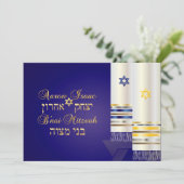 Invitation PixDezines talit/style b'nai mitzvah/do-it-yoursel (Debout devant)