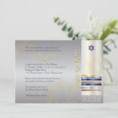 Invitation PixDezines talit/Stylish Bar Mitzvah (Debout devant)