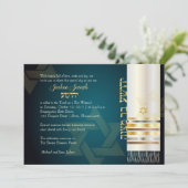 Invitation PixDezines tallit/Stylish Bar Mitzvah/ash/or (Debout devant)