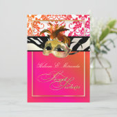 Invitation PixDezines Tanza Damask/sweet 16/zèbre (Debout devant)