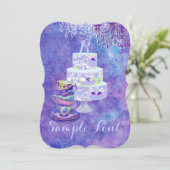 Invitation PixDezines tea party/mariée/aquarelle (Debout devant)