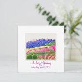 Invitation PixDezines Toscane Vinyard / mariage de destinatio (Debout devant)