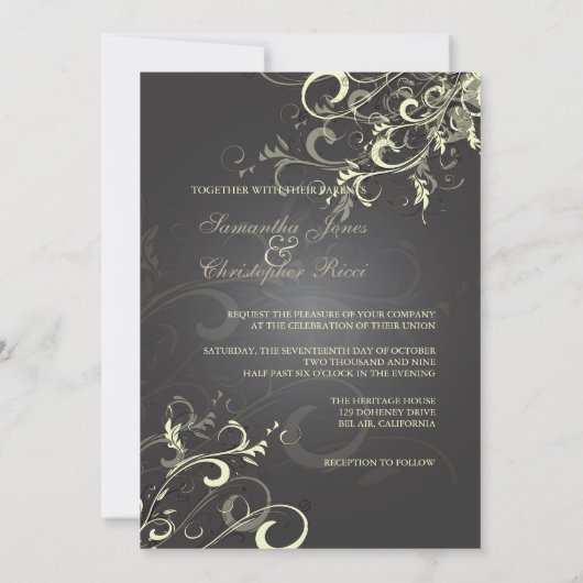 Invitation PixDezines tourbillon crème+graphite (Dos)