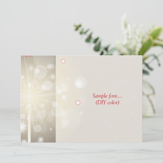 Invitation PixDezines tourbillons/couleurs do-it-yourself (Debout devant)