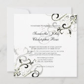 Invitation PixDezines, tourbillons de vanille/do-it-yourself  (Dos)