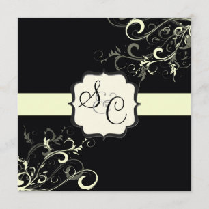 Invitation PixDezines, tourbillons de vanille/do-it-yourself