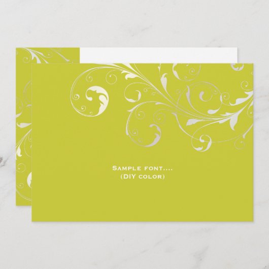 Invitation PixDezines tourbillons/do-it-yourself couleurs, ch (Devant / Derrière)