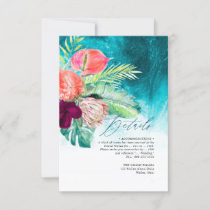 Invitation PixDezines Tropical Paradise Beach Détails