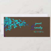 Invitation PixDezines TURQUOISE ORCHIDS/RENANTHERA/DO-IT-YOUR (Devant)