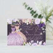 Invitation PixDezines Twins Sweet 16 Rose Gold Lilac (Debout devant)
