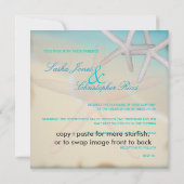 Invitation PixDezines Under the Sea, Starfish/Invitations (Dos)